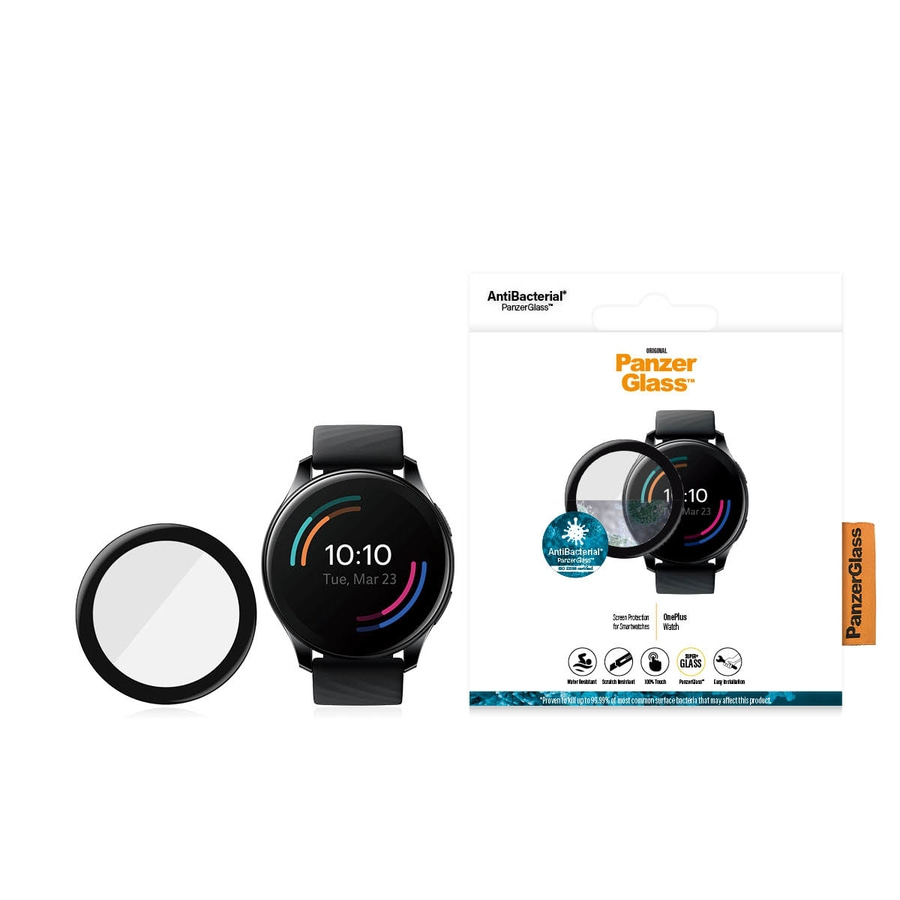 PanzerGlass™ OnePlus Watch Screen Protector Glass Smartwatch Displayschutzfolie
