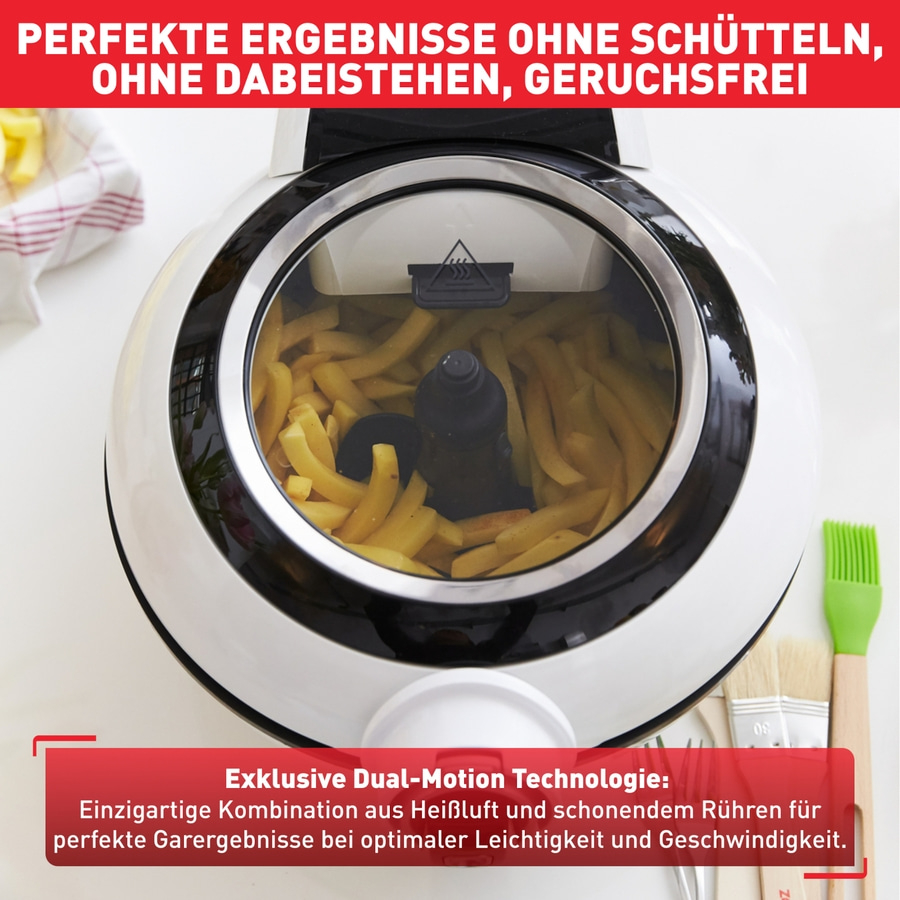 TEFAL 2in1 Heißluftfritteuse YV970015 Air Fryer Fritteuse mit Heißluft 1500 Watt