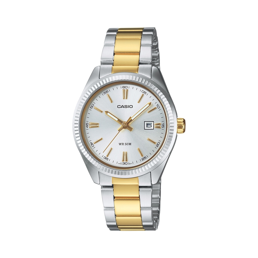 CASIO Collection Damenarmbanduhr LTP-1302PSG-7AVEG Quarz Mineralglas 30mm B-WARE