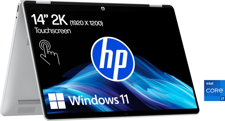 HP OmniBook 5 Flip 14Zoll Convertible Notebook 512GB Intel Core i7 silber B-WARE