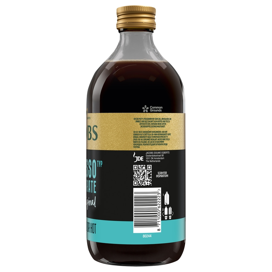 Eine Flasche Espresso Konzentrat von Common Grounds