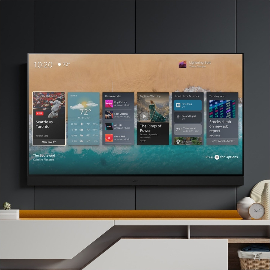 PANASONIC OLED Fernseher 65 Zoll 4K Ultra HD Smart TV TV-65Z95AEG 144 Hz Fire TV