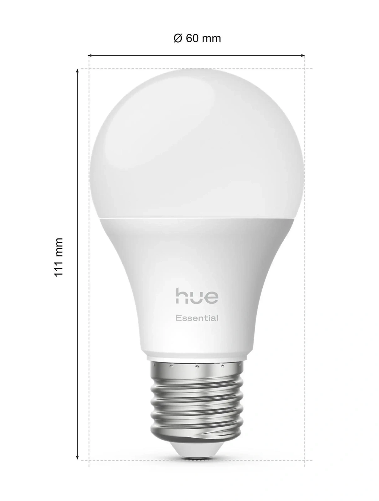 PHILIPS HUE Basis Starter-Set 3x LED-Glühbirne E27 A60 8W + Hue Bridge NEU