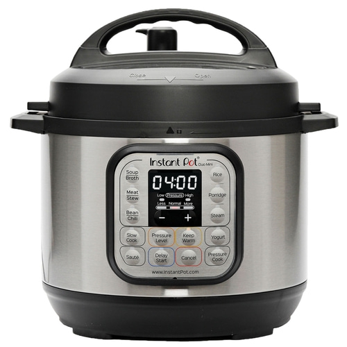 Instant Pot Duo Mini, Kochtopf mit Bedienfeld und digitaler Anzeige, Edelstahl