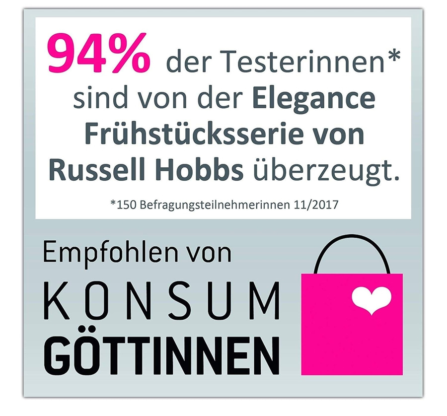 RUSSELL HOBBS Kaffeemaschine Elegance 23370-56 10 Tassen Timer Brausekopf ECBC