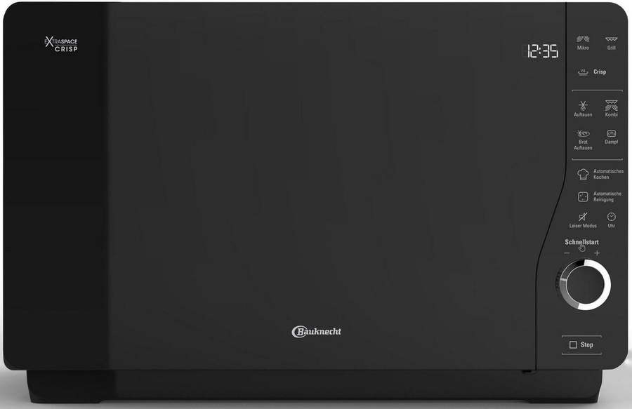 BAUKNECHT Mikrowelle MW 427 SL Grill Crisp 25L Garraum 800W schwarz B-Ware