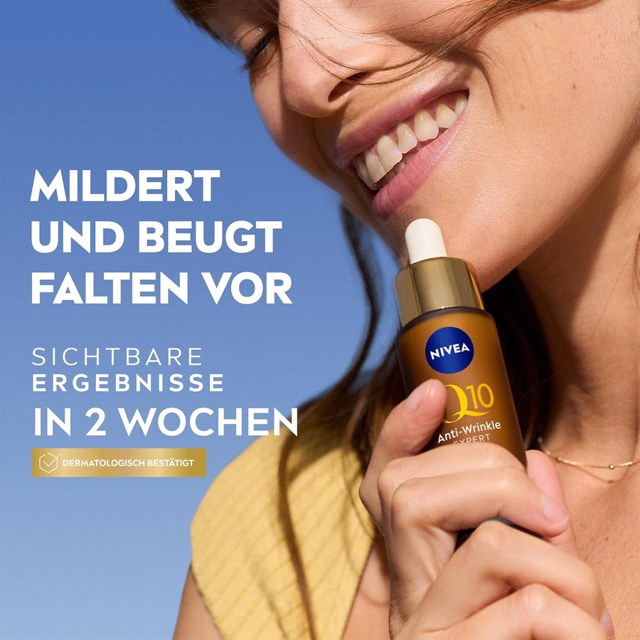 NIVEA Q10 Anti-Falten Dual Action Serum 30ml + Q10 Tagespflege LSF30 50ml Set
