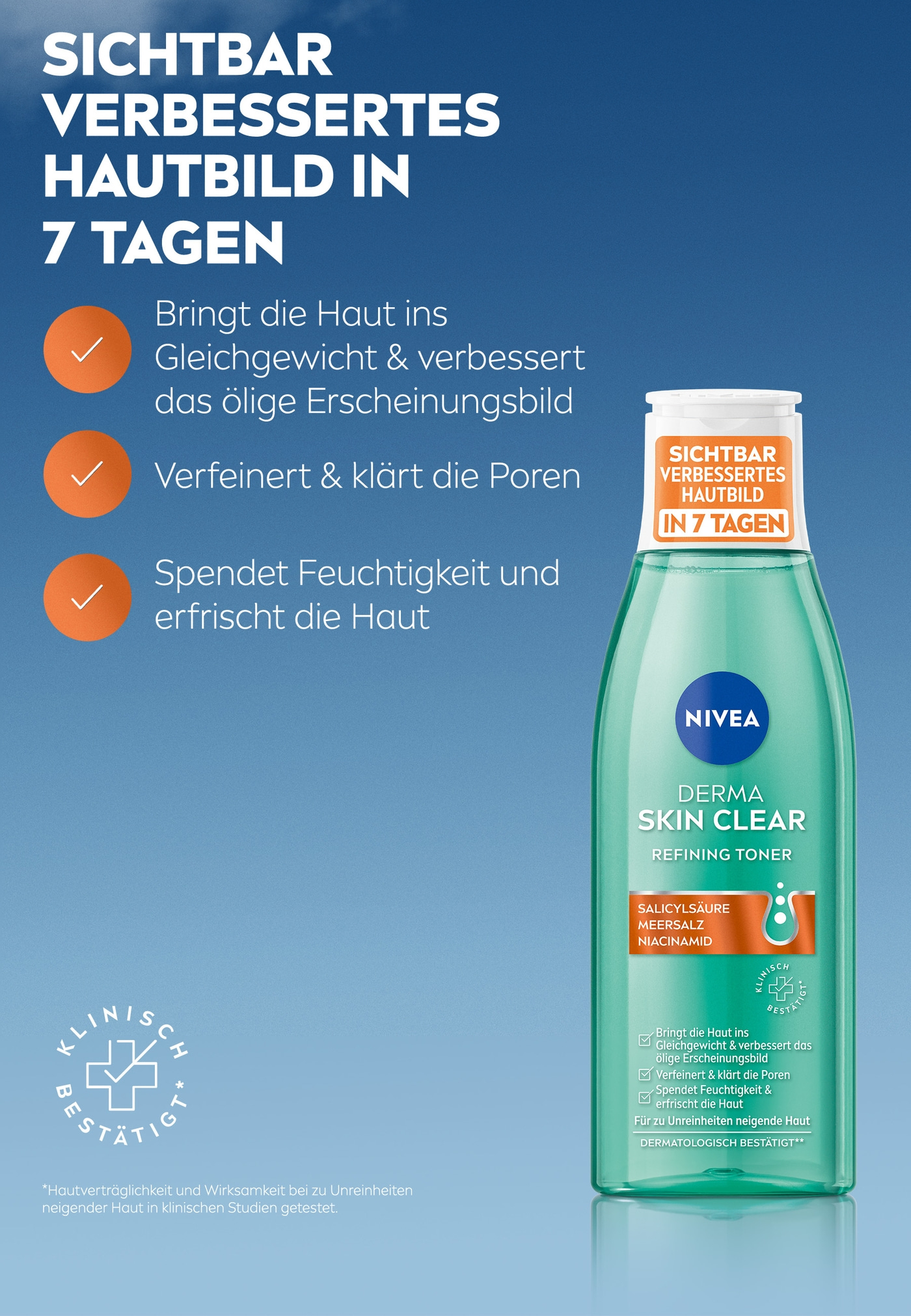 NIVEA Derma Skin Clear Day & Night Routine 5er Set