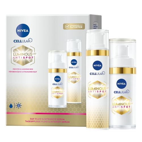 NIVEA Cellular Luminous630® Tagespflege + Intensiv Serum Set Anti-Flecken LSF50