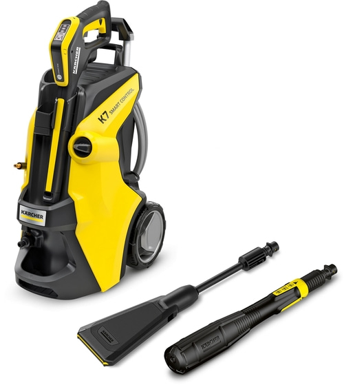 Kärcher K7 Smart Control Hochdruckreiniger mit Zubehör, gelb-schwarz