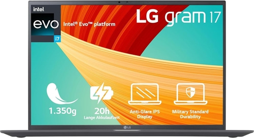 LG Gram 17 Zoll Notebook 17Z90R Intel Core i7 16 GB RAM 1 TB SSD Laptop NEU