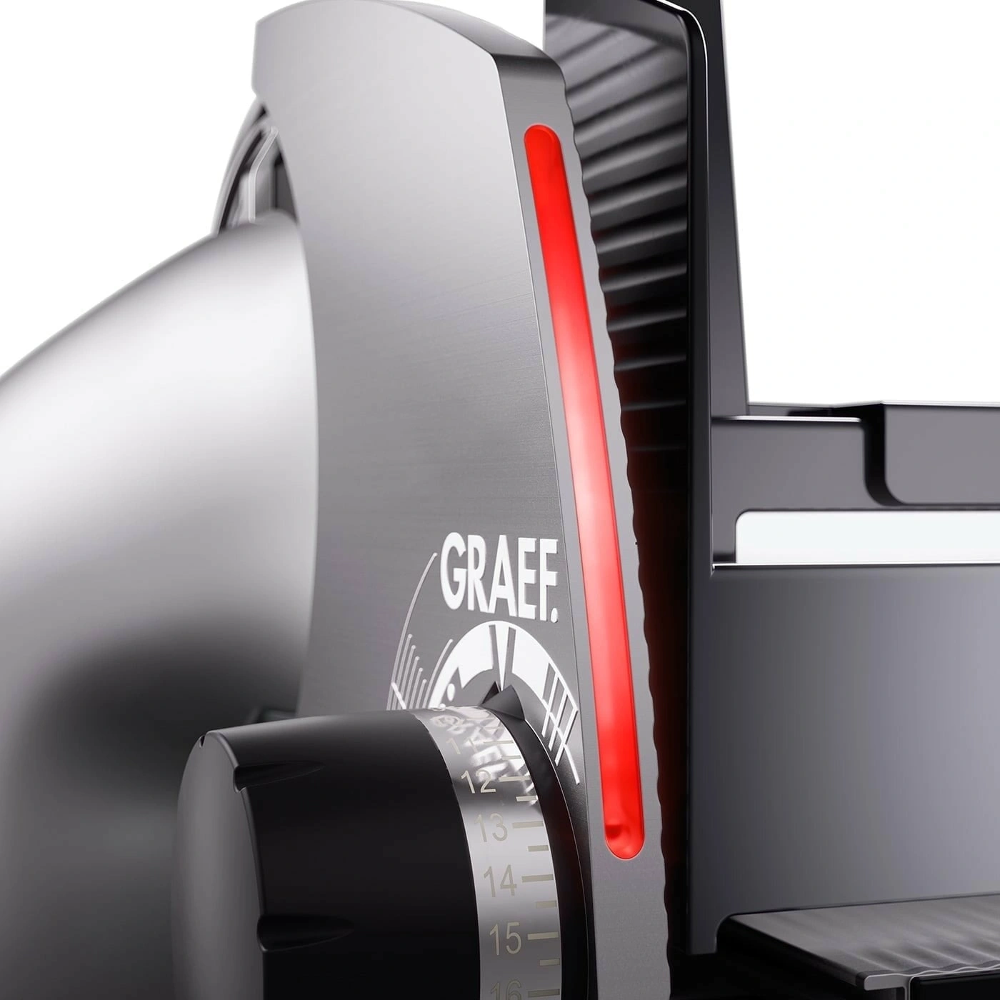 GRAEF Allesschneider SlicedKitchen S72016 Beleuchtet Vollmetall 170 Watt