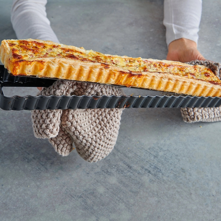 BETTY BOSSI Backblech Häppli - 2 Stk. Blech Backen Metall Snacks Grau NEU