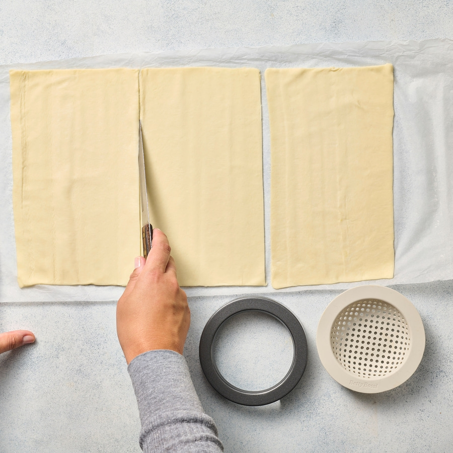 BETTY BOSSI Wende-Ausstecher Teigtaschen Päckli Maker Silikonbackform Set
