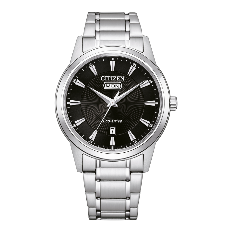 CITIZEN Armbanduhr AW0100-86EE Solar Eco-Drive Datum Edelstahl 40mm B-Ware