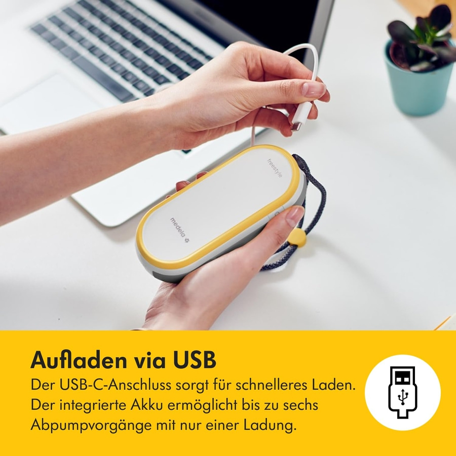MEDELA Elektrische Doppel-Milchpumpe Freestyle™ + 1 Doppelpumpset GRATIS
