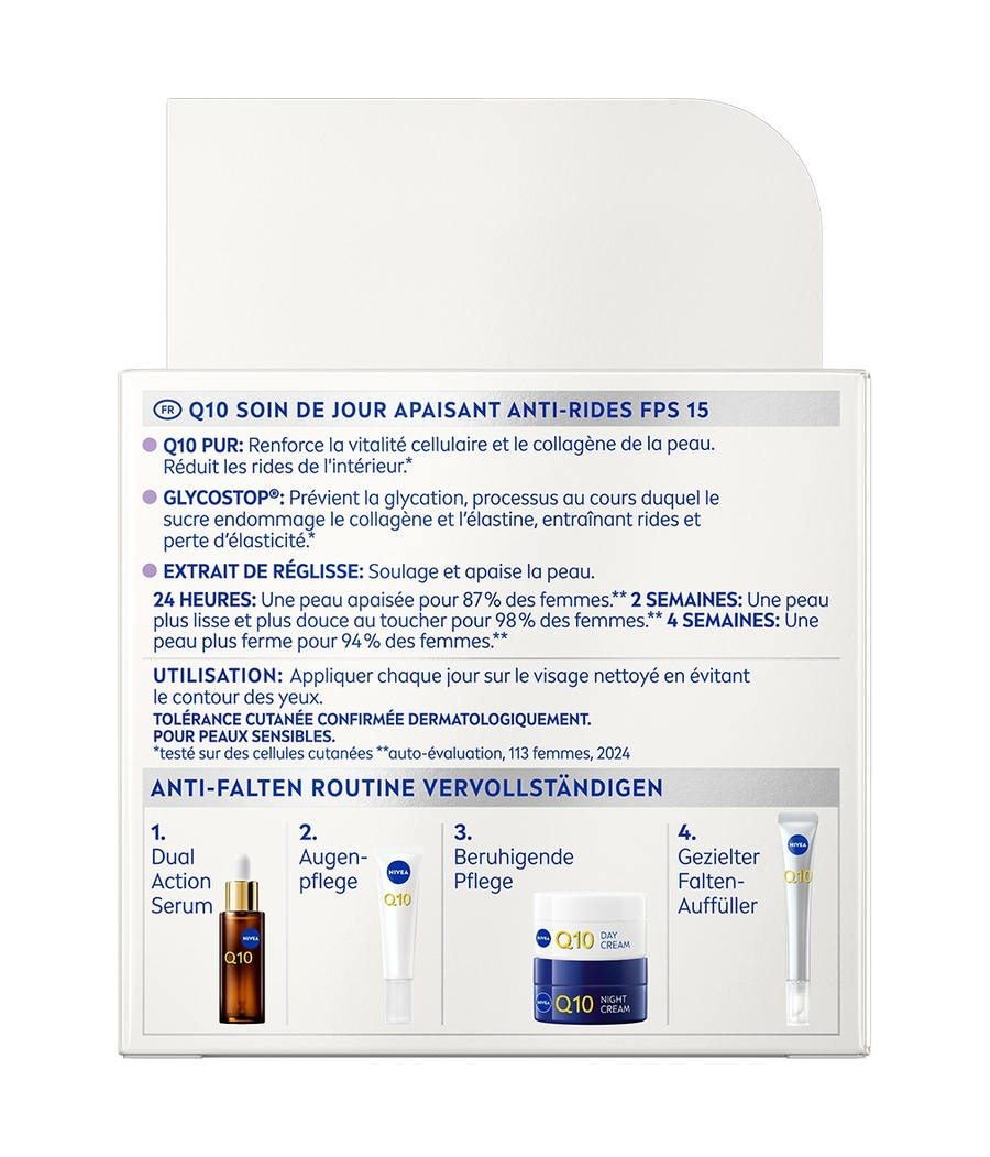 NIVEA Q10 Anti-Falten Power Sensitive Tagespflege LSF 15 50ml