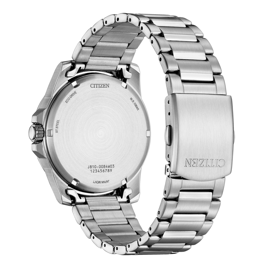 CITIZEN Herren Armbanduhr AW1816-89X Solar Eco-Drive Datum Edelstahl 42mm B-Ware