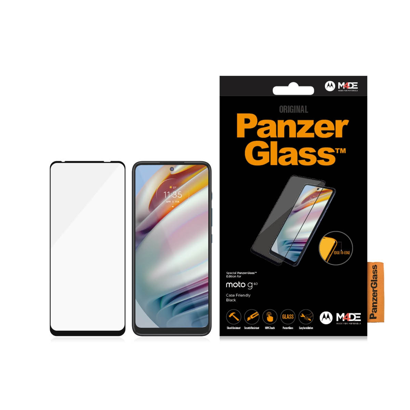 PanzerGlass™ Motorola Moto g60 Displayschutz Screen Protector Glass NEU
