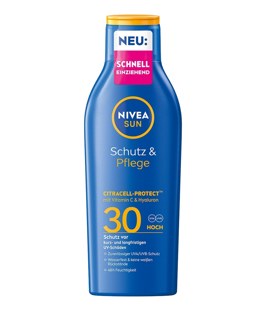 Nivea Sun Schutz & Pflege Sonnencreme mit LSF 30, schnell einziehend, neu