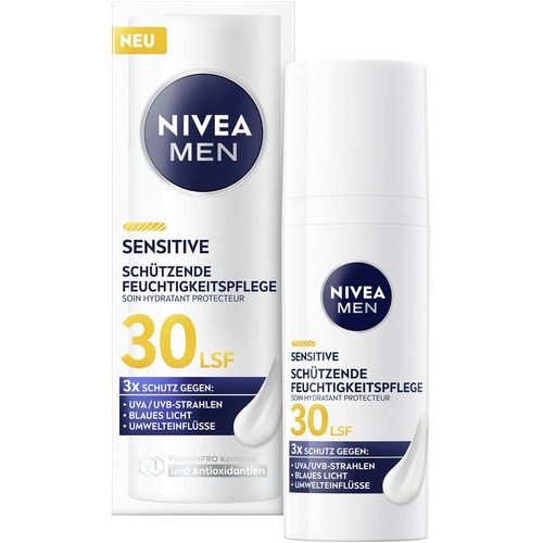 NIVEA MEN Sensitive Schützende Feuchtigkeitspflege 50ml, LSF 30