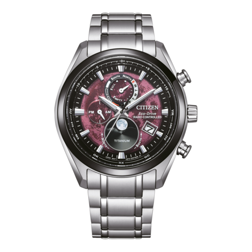 CITIZEN Herrenarmbanduhr BY1018-80X Solar Eco-Drive Titan Mondphase 43mm B-Ware
