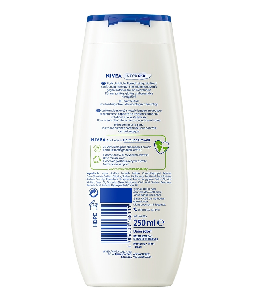NIVEA Pflegedusche Derma Control Defend 6 x 250ml