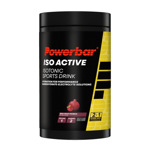 POWERBAR Isoactive Red Fruit 600g Isotonisches Sportgetränk 5 Elektrolyte Pulver