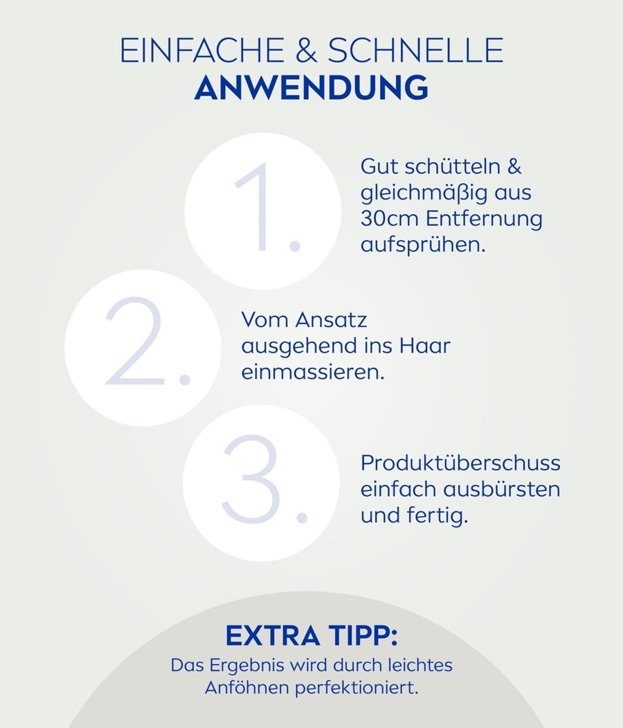 NIVEA Trockenshampoo Hair Care Fresh & Mild Dunkle Haartöne mild vegan 3 x 200ml