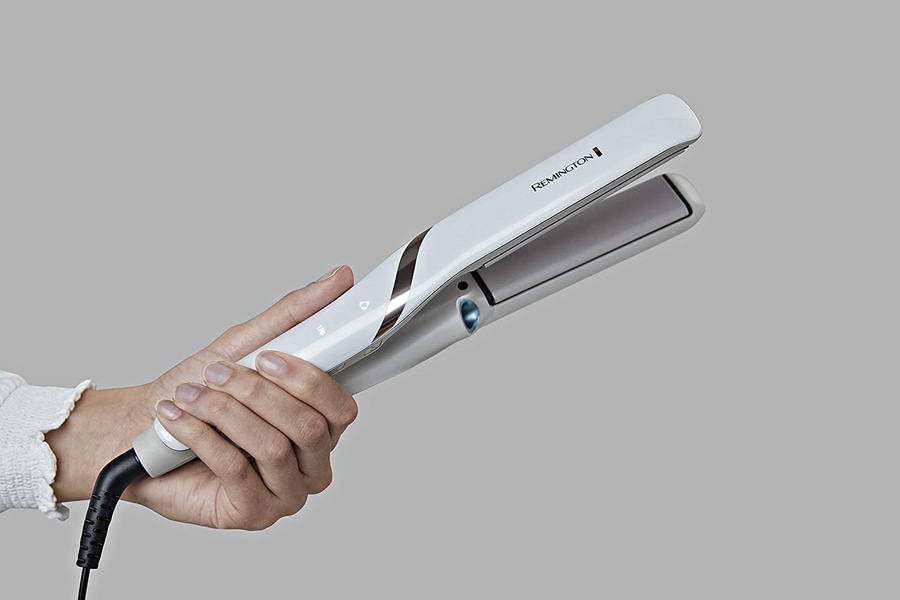 REMINGTON Haarglätter Hydraluxe PRO S9001 Dampfglätteisen Hydracare Nebel 170°C