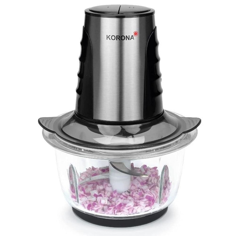 KORONA Zerkleinerer Edelstahlklingen 500 Watt 2 Leistungsstufen schwarz NEU