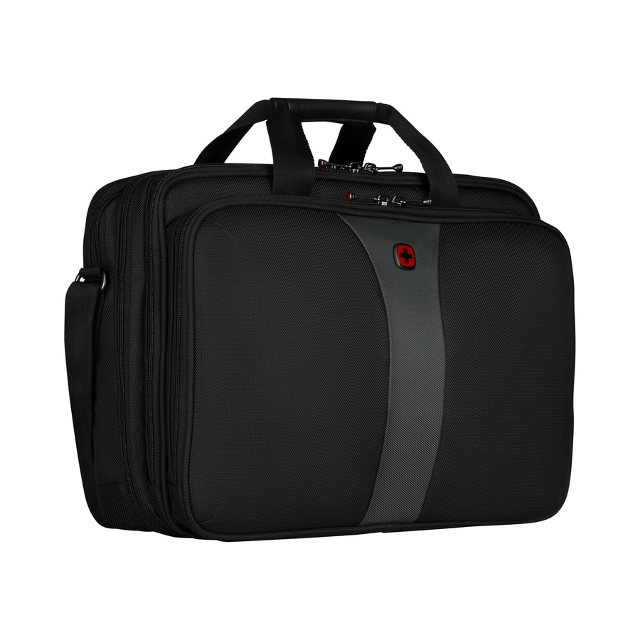 WENGER Laptop-Tasche Legacy 17" mit drei Fächern Tasche Schwarz-Grau 19 L