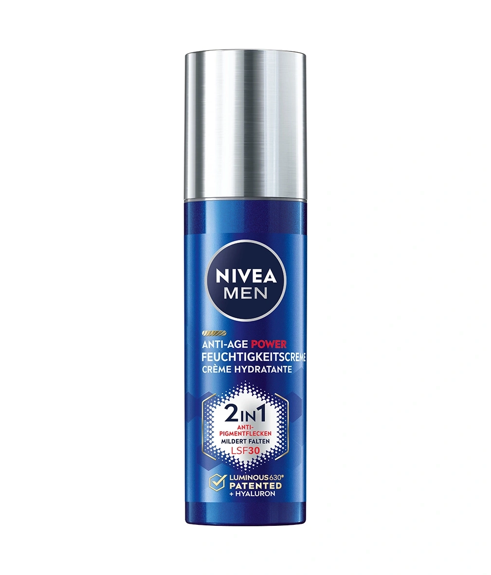 Nivea Men Anti-Age Power Feuchtigkeitscreme, 2in1, LSF30, mit Hyaluron
