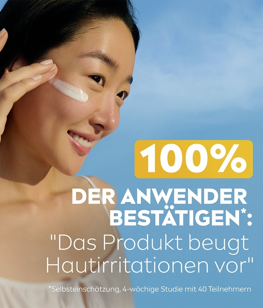 NIVEA Sun UV Gesicht Sensitive Creme LSF 50+ 40ml atmungsaktiv