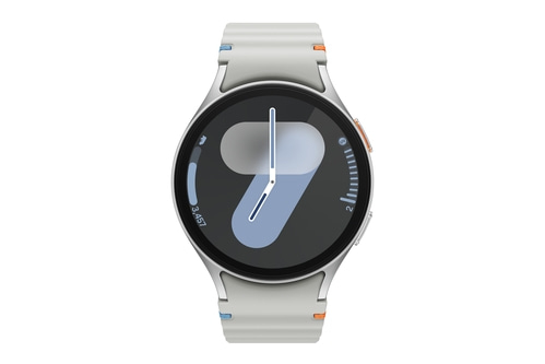 SAMSUNG Galaxy Watch 7 44mm LTE Smartwatch Aluminium Sportarmband silber B-WARE