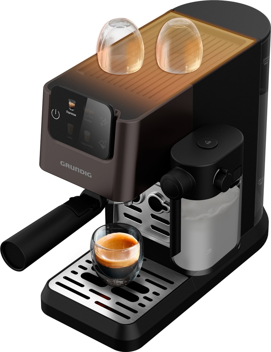 Grundig Espressomaschine KSM 5330 Siebträger Milchbehälter Touch-Display B-WARE