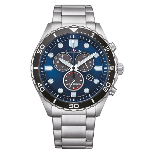 CITIZEN Herren Armbanduhr AT2560-84L Solaruhr Chronograph Datum 43mm B-Ware