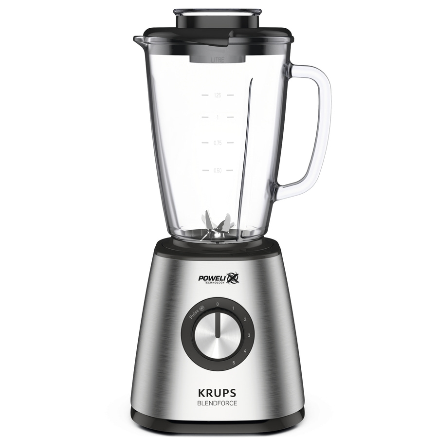KRUPS Mixer Blendforce+ 800 Watt 5 Stufen Standmixer Smoothie Maker Ice Crusher