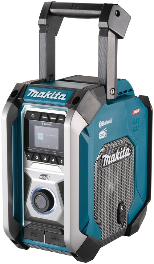Makita Radio mit Bluetooth, DAB+, FM, USB und AUX-IN-Anschluss, robustes Design
