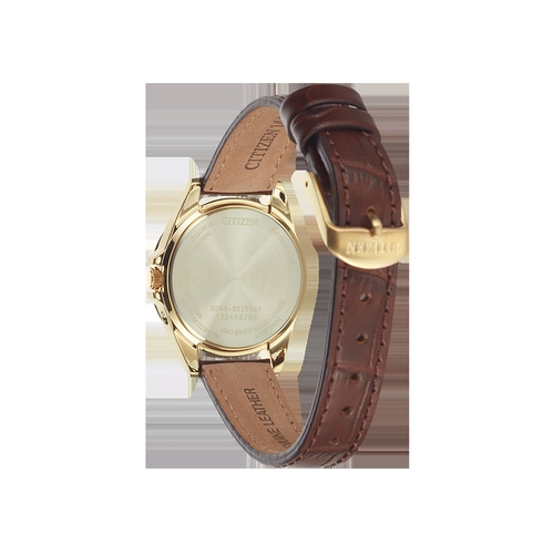 CITIZEN Damen Armbanduhr EC1183-16A Eco-Drive Lederarmband 29mm Edelstahl B-WARE