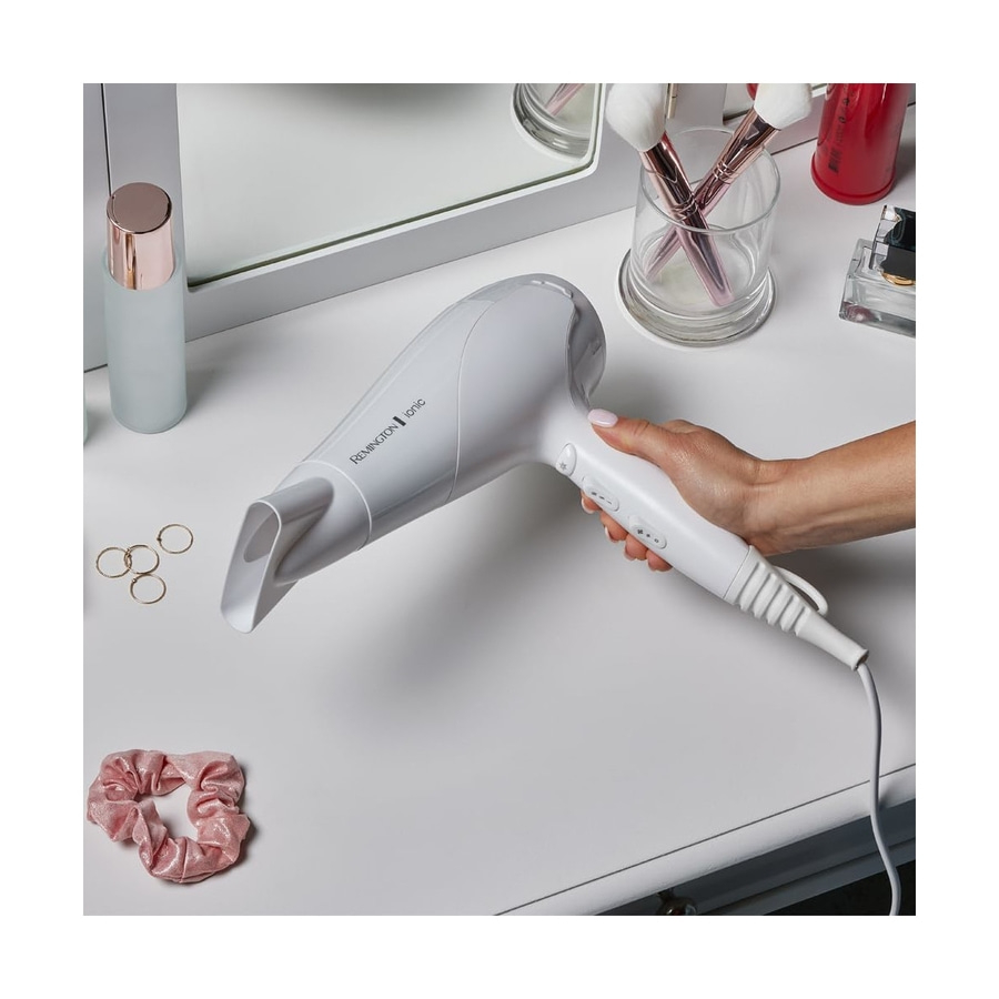 REMINGTON Ionen-Haartrockner D3199 Diffusor Stylingdüse Abkühlstufe 2200W Weiss