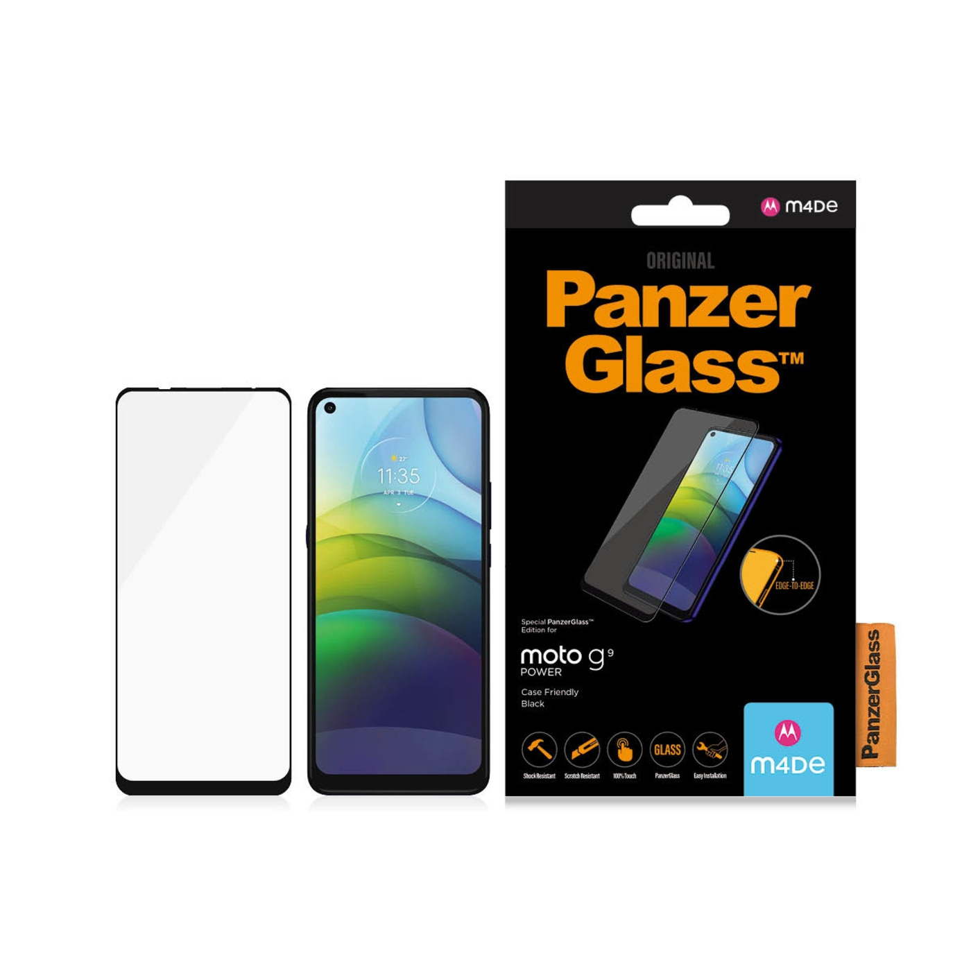 PanzerGlass™ Displayschutz Motorola Moto G9 Power Screen Protector Glass