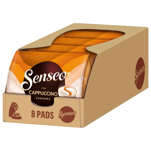SENSEO Pads Typ Cappuccino Caramel Senseopads 5 x 8 Kaffeepads - 40 Softpads