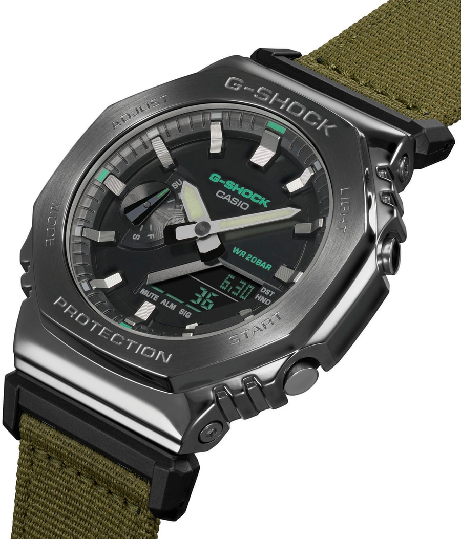 CASIO Herren Armbanduhr GM-2100CB-3AER Quarz Chronograph Stoppuhr 44 mm B-WARE