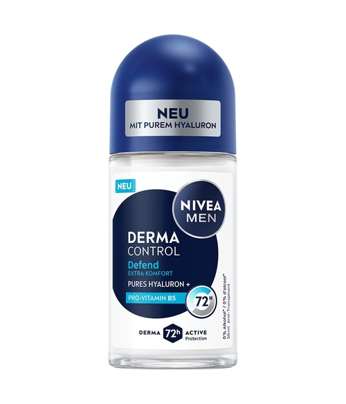 NIVEA Deodorant Men Derma Control Defend Roll-On 6 x 50ml