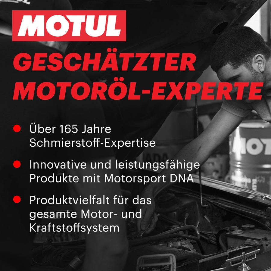 MOTUL Hydrostössel Schutz löst Verunreinigungen schmiert und schützt