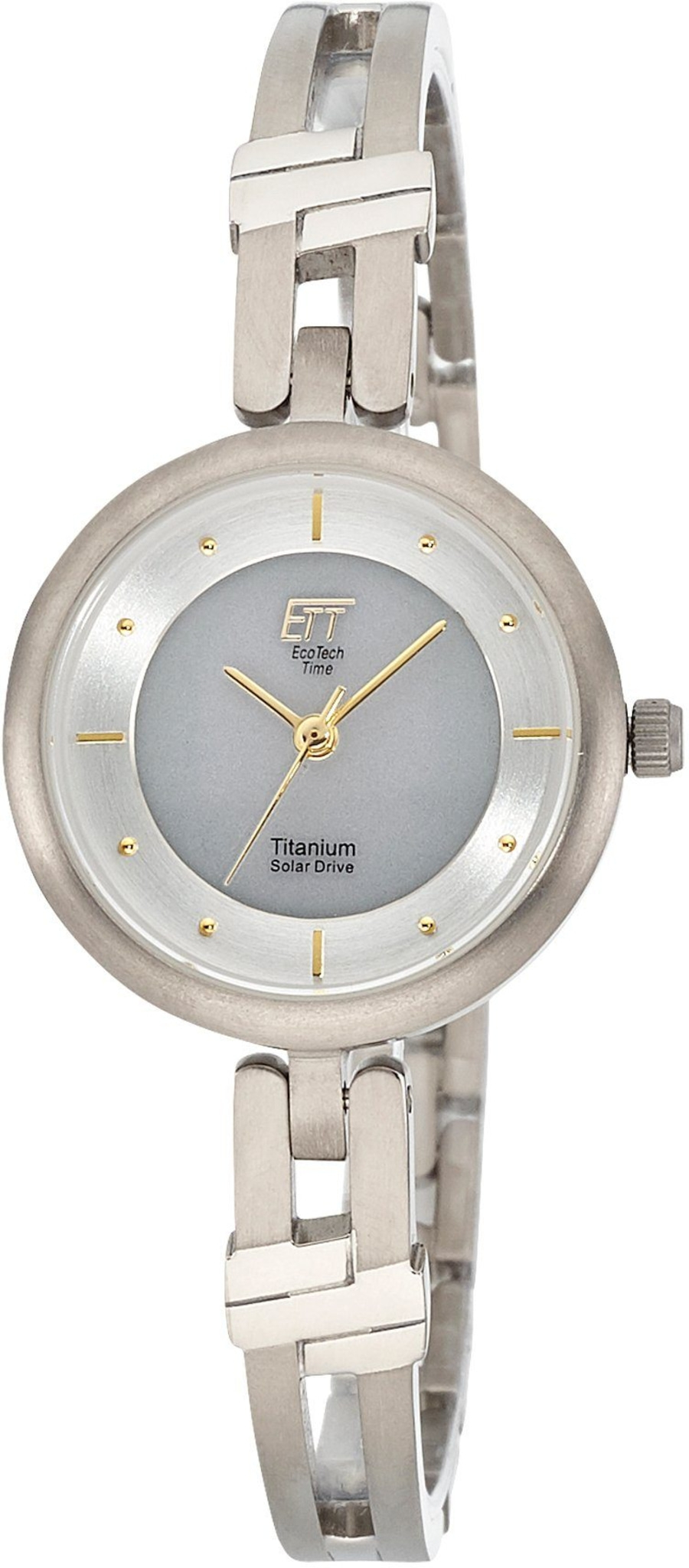 ETT Damen Armbanduhr NAMIB ELT-12114-45M Solaruhr Titan Mineralglas 27mm B-WARE