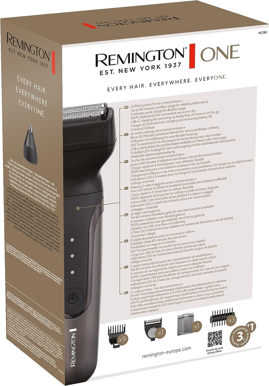 REMINGTON Haarschneider Multi-Haarschneidemaschine & Barttrimmer ONE PG780