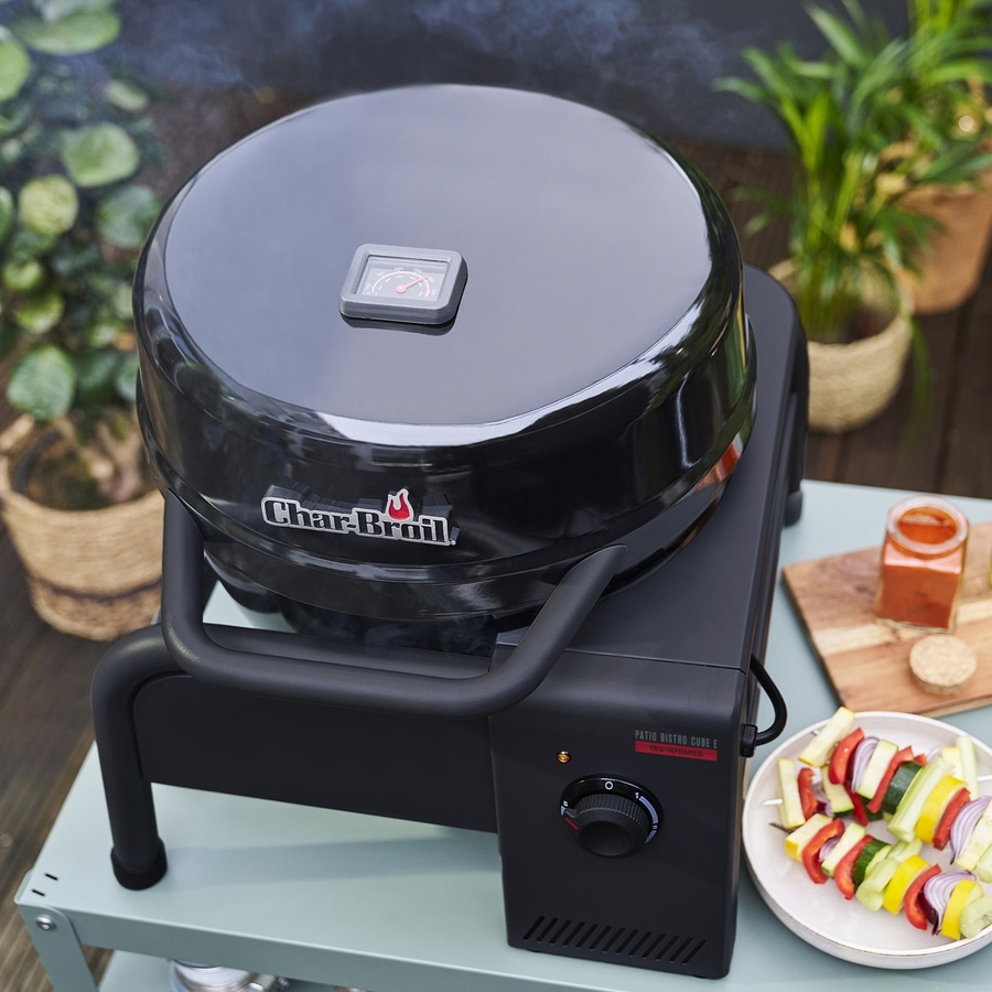 Char-Broil Elektrogrill PATIO BISTRO CUBE E bis 320 °C BBQ Grill tragbar schwarz