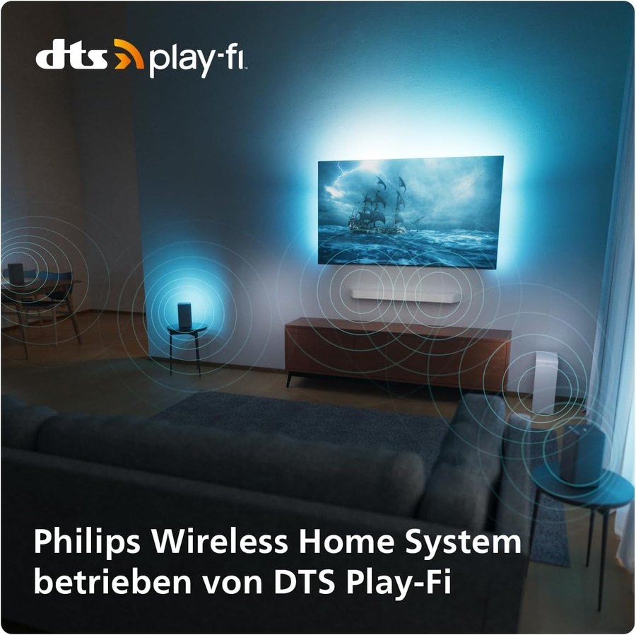 PHILIPS Ambilight OLED Fernseher 55 Zoll 4K UHD Smart TV 144 hz 55OLED809/12